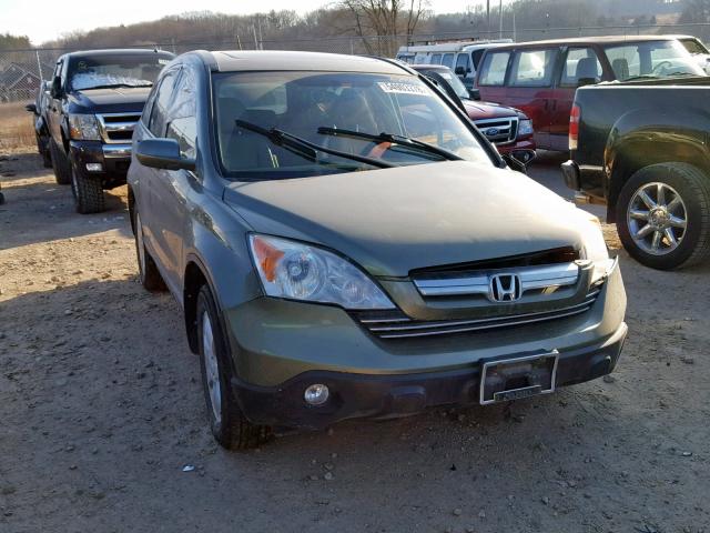 JHLRE48728C046699 - 2008 HONDA CR-V EXL GREEN photo 1