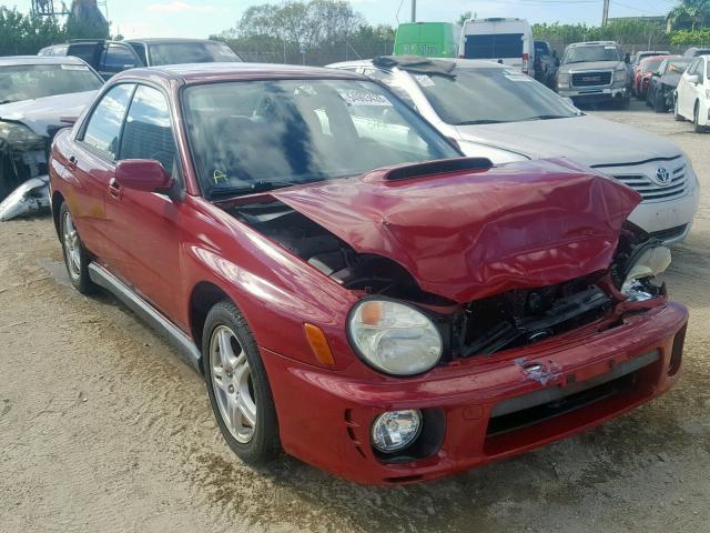 JF1GD29662H515388 - 2002 SUBARU IMPREZA WR RED photo 1