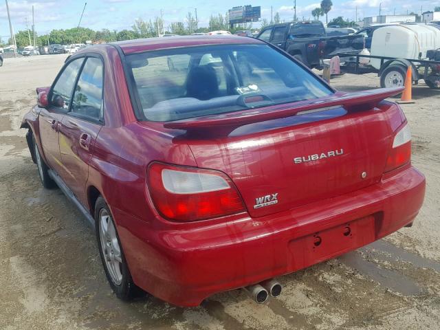 JF1GD29662H515388 - 2002 SUBARU IMPREZA WR RED photo 3