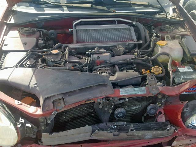 JF1GD29662H515388 - 2002 SUBARU IMPREZA WR RED photo 7