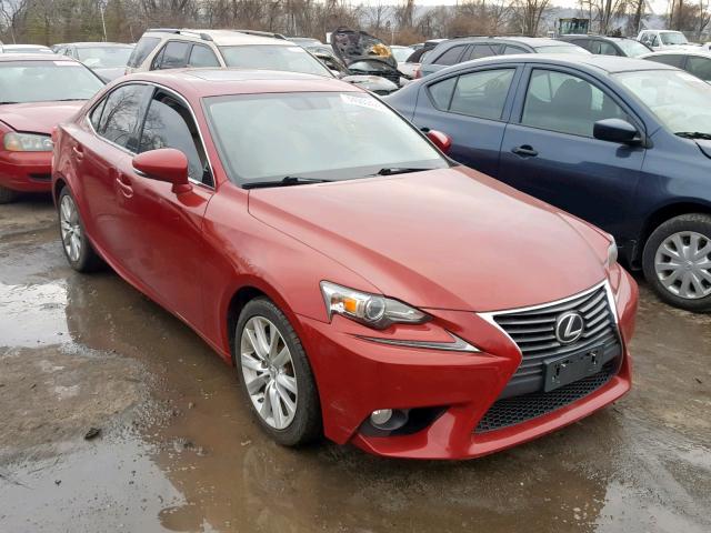 JTHBF1D23E5008093 - 2014 LEXUS IS 250 RED photo 1