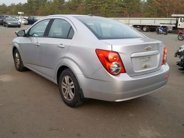 1G1JA5SH3C4197141 - 2012 CHEVROLET SONIC LS 银色 照片 3
