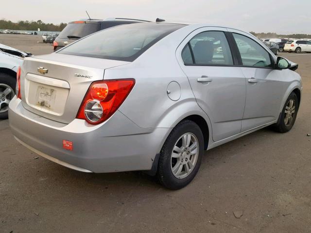 1G1JA5SH3C4197141 - 2012 CHEVROLET SONIC LS 银色 照片 4