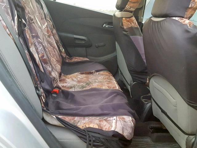 1G1JA5SH3C4197141 - 2012 CHEVROLET SONIC LS 银色 照片 6