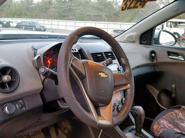 1G1JA5SH3C4197141 - 2012 CHEVROLET SONIC LS 银色 照片 9