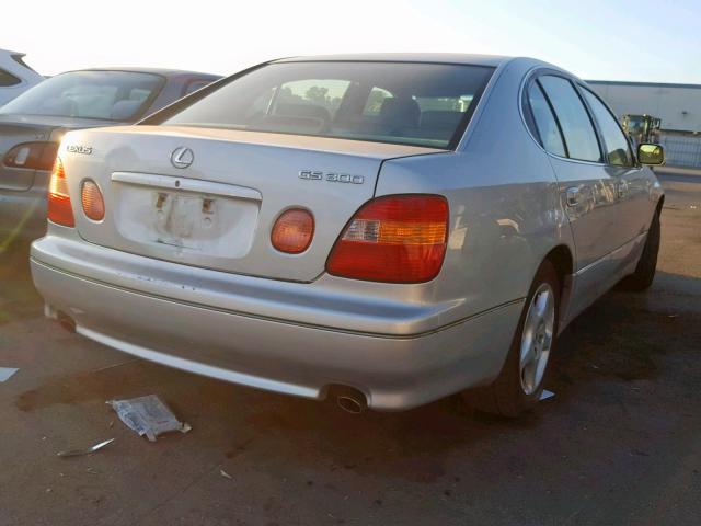 JT8BD68S2X0067228 - 1999 LEXUS GS 300 SILVER photo 4