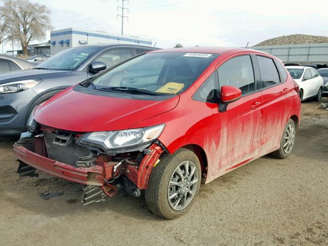 3HGGK5G58FM727191 - 2015 HONDA FIT LX RED photo 2