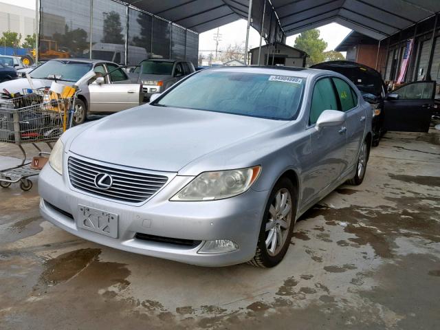 JTHBL46FX85077345 - 2008 LEXUS LS 460 SILVER photo 2