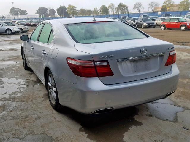 JTHBL46FX85077345 - 2008 LEXUS LS 460 SILVER photo 3