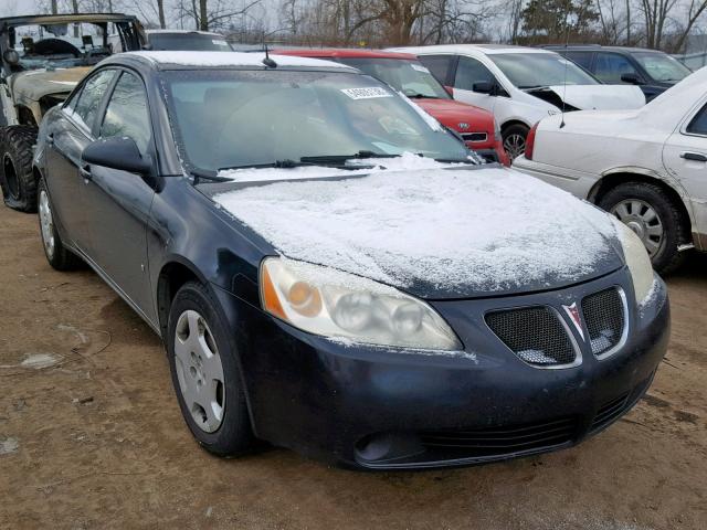 1G2ZF57B784143062 - 2008 PONTIAC G6 VALUE L BLACK photo 1