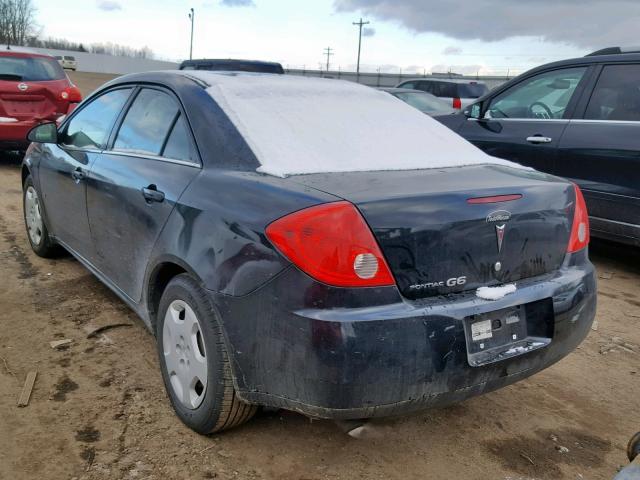 1G2ZF57B784143062 - 2008 PONTIAC G6 VALUE L BLACK photo 3