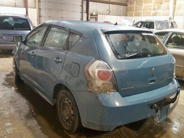 5Y2SL67849Z445767 - 2009 PONTIAC VIBE TEAL photo 3