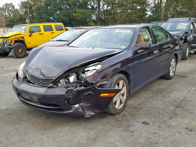 JTHBA30GX65155251 - 2006 LEXUS ES 330 MAROON photo 2