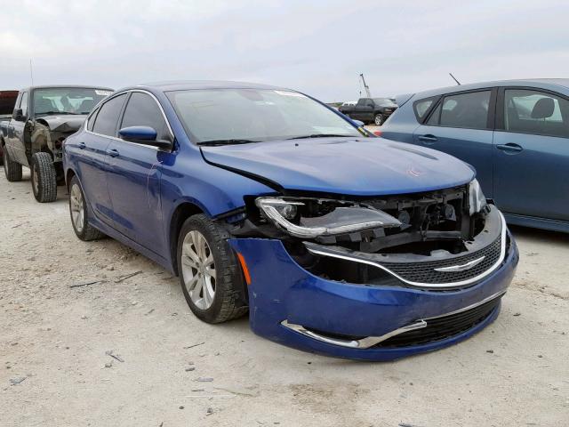 1C3CCCAB6FN586905 - 2015 CHRYSLER 200 LIMITE BLUE photo 1