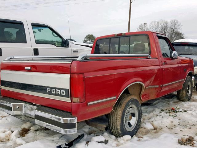 1FTEF15N0RNB55436 - 1994 FORD F150 RED photo 4