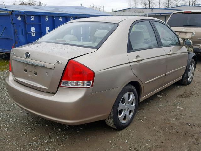 KNAFE121175416155 - 2007 KIA SPECTRA EX GOLD photo 4