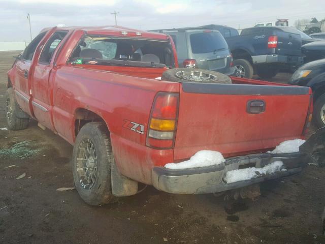 2GTEK19B951284704 - 2005 GMC NEW SIERRA RED photo 3