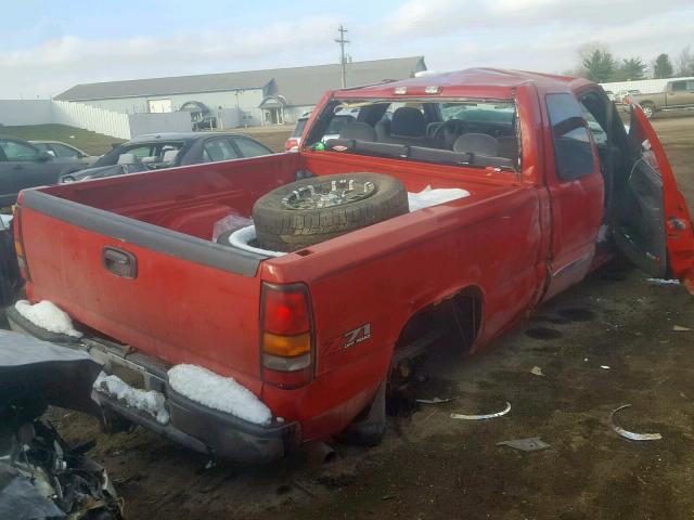 2GTEK19B951284704 - 2005 GMC NEW SIERRA RED photo 4