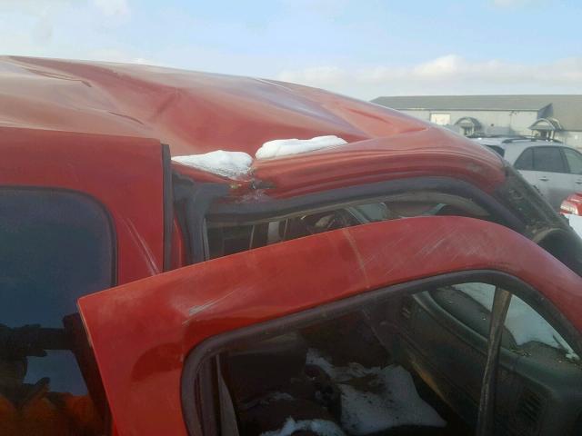 2GTEK19B951284704 - 2005 GMC NEW SIERRA RED photo 9