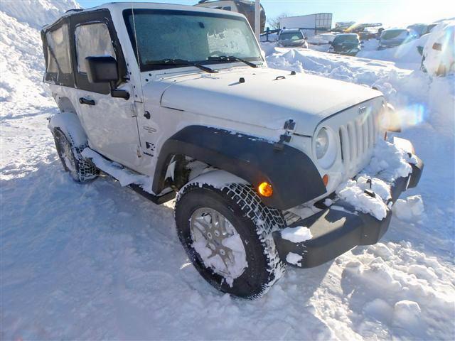 1J8FA24177L225068 - 2007 JEEP WRANGLER X WHITE photo 1