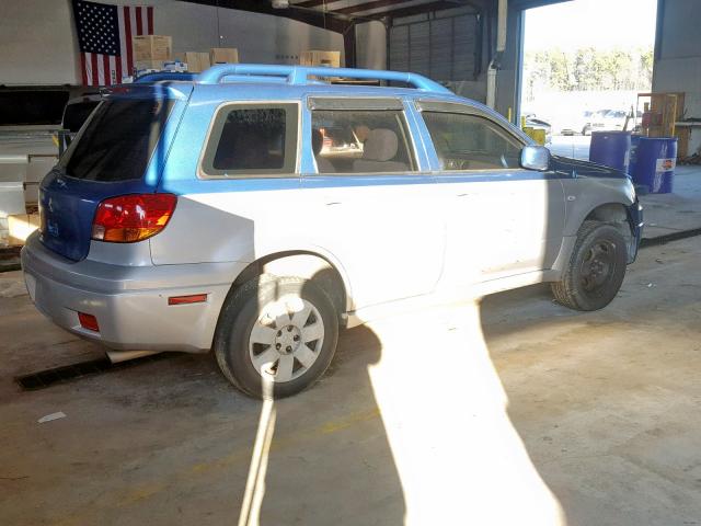 JA4LZ31F04U060134 - 2004 MITSUBISHI OUTLANDER BLUE photo 4