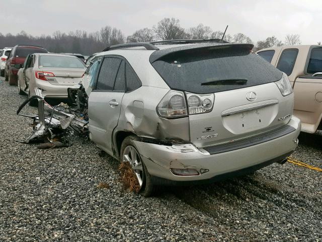 JTJHW31U660030386 - 2006 LEXUS RX 400 SILVER photo 3