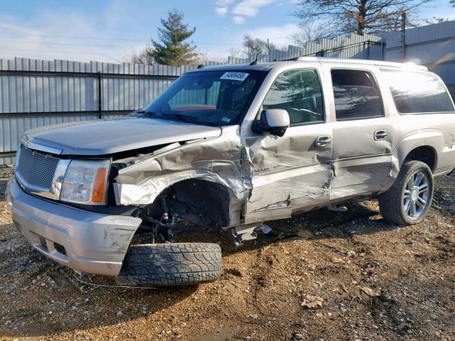 3GYFK66N95G148963 - 2005 CADILLAC ESCALADE E SILVER photo 9