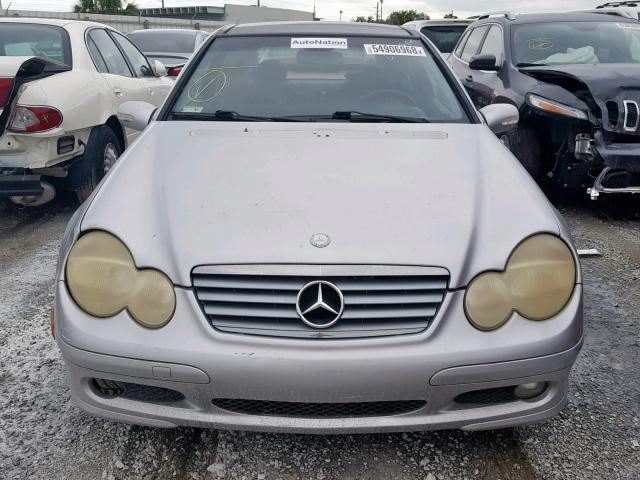 WDBRN40J43A424609 - 2003 MERCEDES-BENZ C 230K SPO SILVER photo 9