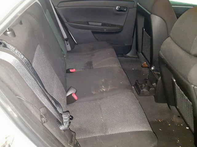 1G1ZH57B894213121 - 2009 CHEVROLET MALIBU 1LT WHITE photo 6