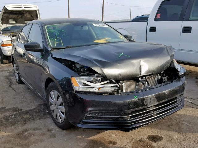 3VW2K7AJ0FM410657 - 2015 VOLKSWAGEN JETTA BASE 黑色 照片 1