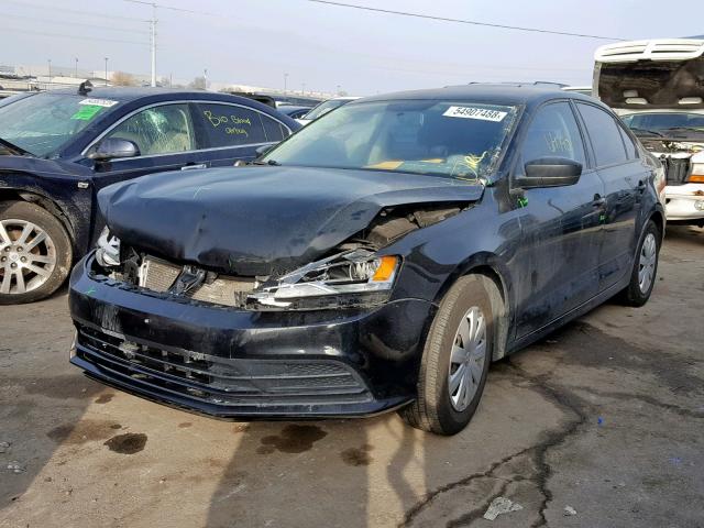 3VW2K7AJ0FM410657 - 2015 VOLKSWAGEN JETTA BASE 黑色 照片 2