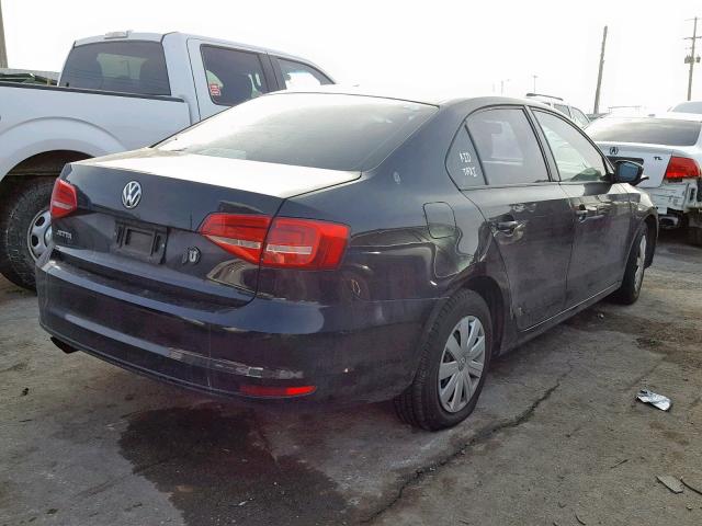 3VW2K7AJ0FM410657 - 2015 VOLKSWAGEN JETTA BASE 黑色 照片 4