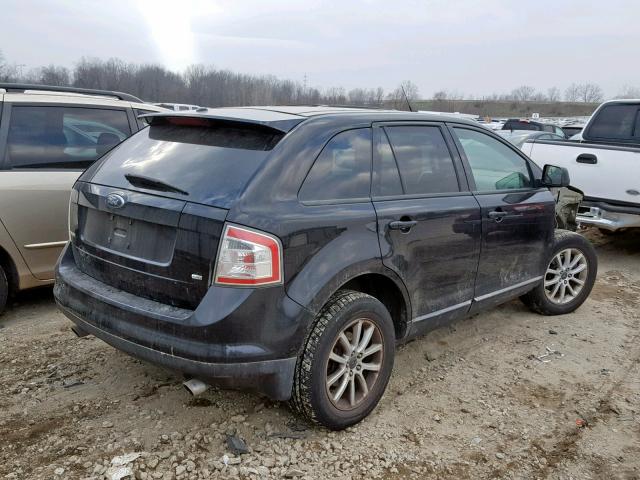 2FMDK48C77BB47065 - 2007 FORD EDGE SEL BLACK photo 4