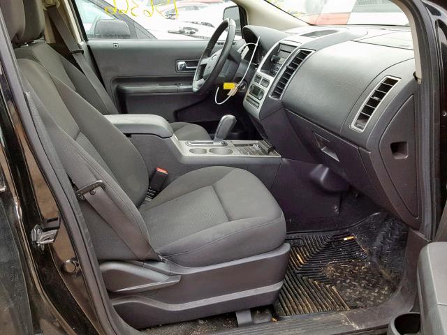 2FMDK48C77BB47065 - 2007 FORD EDGE SEL BLACK photo 5