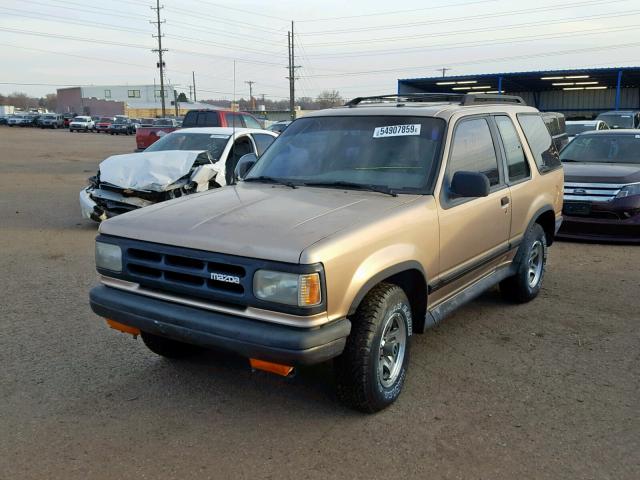 4F2CU42XXRUM03671 - 1994 MAZDA NAVAJO LX TAN photo 2