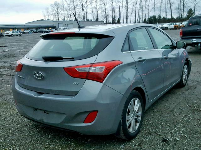 KMHD35LH2EU182898 - 2014 HYUNDAI ELANTRA GT SILVER photo 4