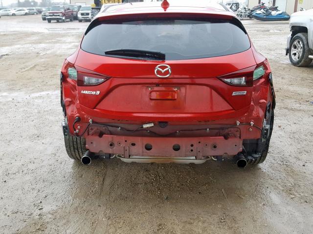 JM1BM1M36G1277716 - 2016 MAZDA 3 TOURING RED photo 9