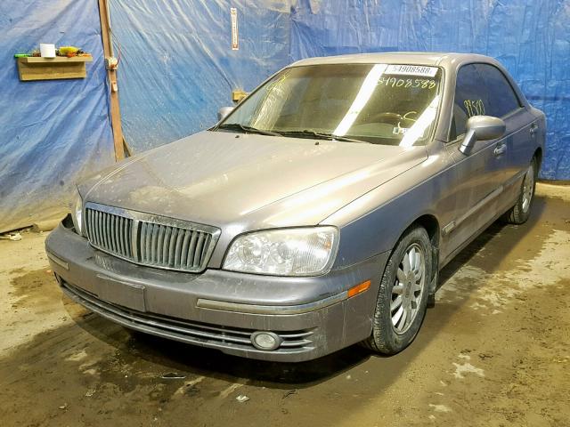 KMHFU45E35A383472 - 2005 HYUNDAI XG 350 SILVER photo 2