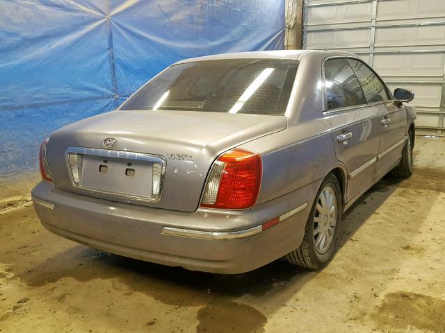 KMHFU45E35A383472 - 2005 HYUNDAI XG 350 SILVER photo 4