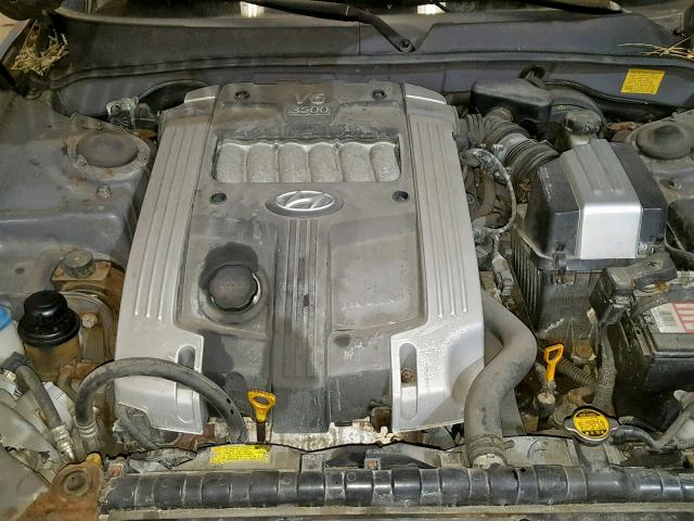 KMHFU45E35A383472 - 2005 HYUNDAI XG 350 SILVER photo 7