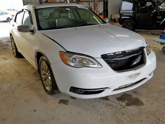 1C3CCBCB1CN175852 - 2012 CHRYSLER 200 LIMITE WHITE photo 1