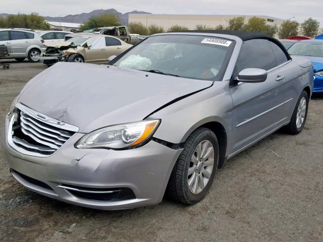 1C3BCBEG5DN718562 - 2013 CHRYSLER 200 TOURIN SILVER photo 2