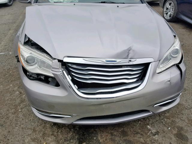 1C3BCBEG5DN718562 - 2013 CHRYSLER 200 TOURIN SILVER photo 7