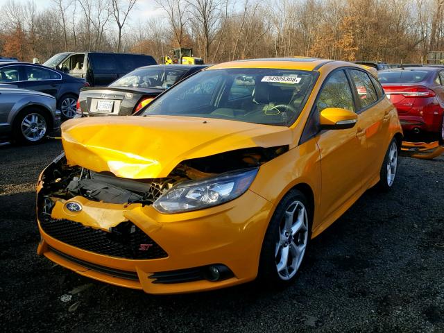 1FADP3L99DL229778 - 2013 FORD FOCUS ST YELLOW photo 2