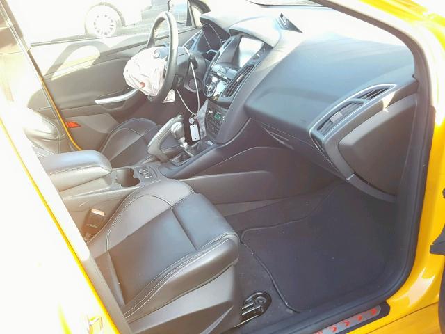 1FADP3L99DL229778 - 2013 FORD FOCUS ST YELLOW photo 5