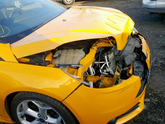 1FADP3L99DL229778 - 2013 FORD FOCUS ST YELLOW photo 9