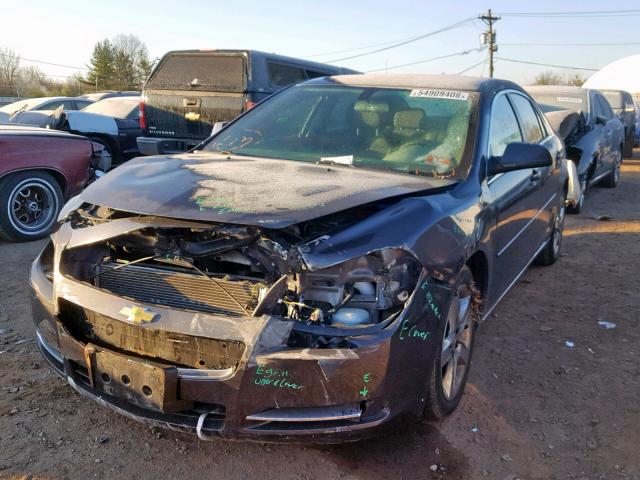 1G1ZC5EB2A4131651 - 2010 CHEVROLET MALIBU 1LT GRAY photo 2