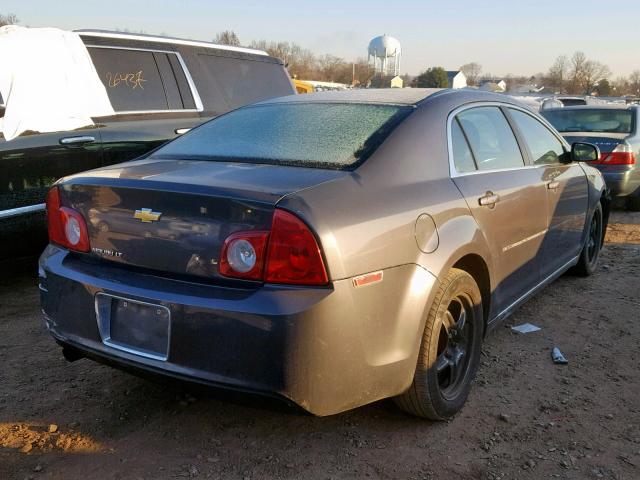 1G1ZC5EB2A4131651 - 2010 CHEVROLET MALIBU 1LT GRAY photo 4