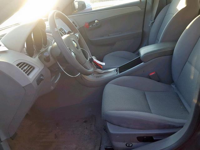 1G1ZC5EB2A4131651 - 2010 CHEVROLET MALIBU 1LT GRAY photo 5