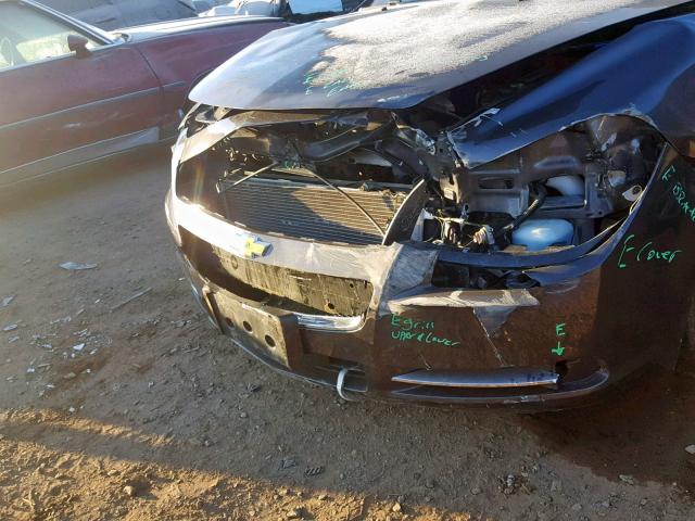 1G1ZC5EB2A4131651 - 2010 CHEVROLET MALIBU 1LT GRAY photo 9